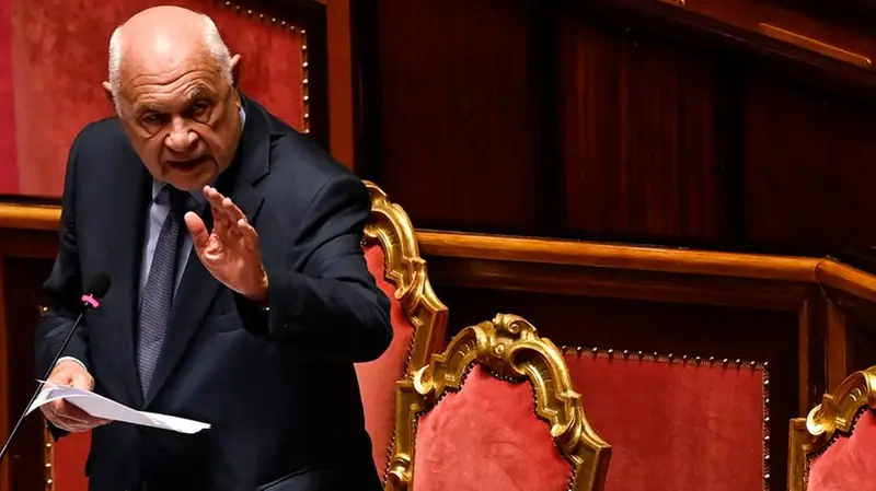 Il ministro Carlo Nordio durante il question time al Senato - Foto Ansa © www.giornaledibrescia.it