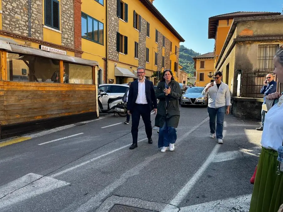 La segretaria Pd Elly Schlein a Villanuova
