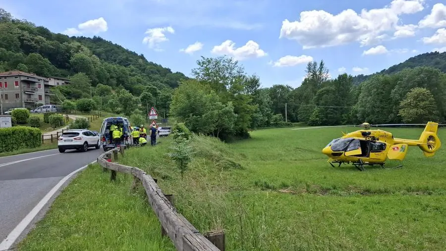 Le immagini dell'incidente a Barghe