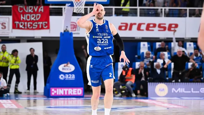 Miro Bilan, Mvp della partita di ieri - Foto New Reporter Checchi © www.giornaledibrescia.it