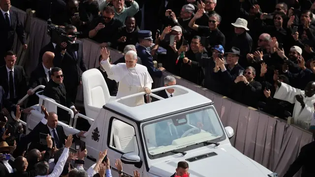 Mass marking the beginning of the pontificate of Pope Leo XIV, Vatican City. 18 may 2025. ANSA/MASSIMO PERCOSSI