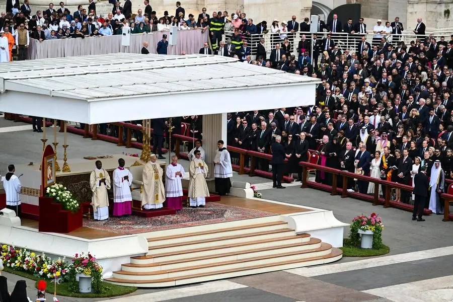 Le immagini della messa di insediamento di Papa Leone XIV