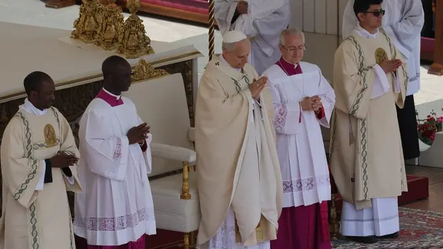 Mass marking the beginning of the pontificate of Pope Leo XIV, Vatican City. 18 may 2025. ANSA/MASSIMO PERCOSSI