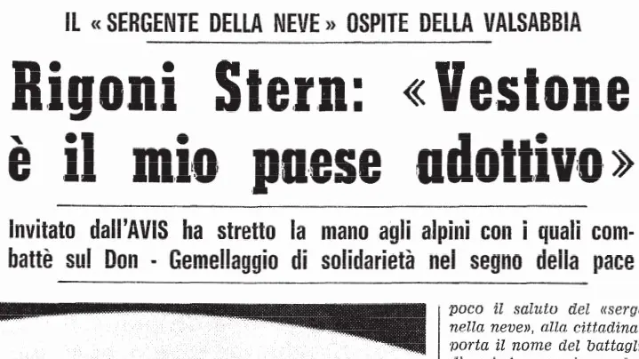 Rigoni Stern sul Giornale di Brescia il 19 maggio 1974 © www.giornaledibrescia.it