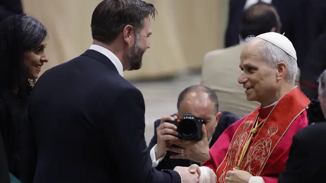 Inauguration mass of Pope Leo XIV in St. Peter's Square, Vatican City, 18 May 2025. ANSA/FABIO FRUSTACI