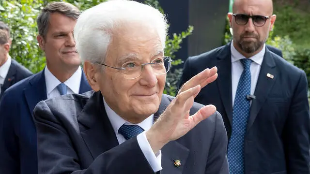 Roma- Il Presidente della Repubblica Sergio Mattarella alla finale singolare femminile di tennis della manifestazione Internazionali BNL d’Italia 2025, oggi 17 maggio 2015. (Foto di Paolo Giandotti - Ufficio Stampa per la Stampa e la Comunicazione della Presidenza della Repubblica)