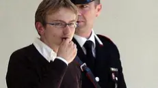 Alberto Stasi in una foto d'archivio del 30 aprile 2009 al tribunale di Vigevano. ANSA/MATTEO BAZZI