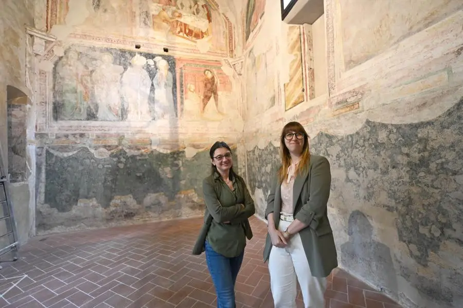 San Salvatore, il restauro della cappella di San Giovanni Battista