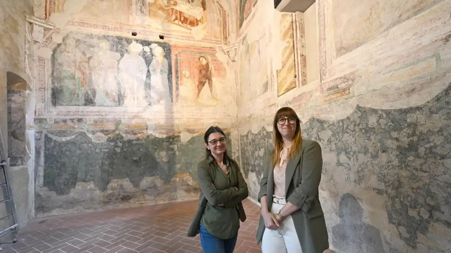 San Salvatore, il restauro della cappella di San Giovanni Battista