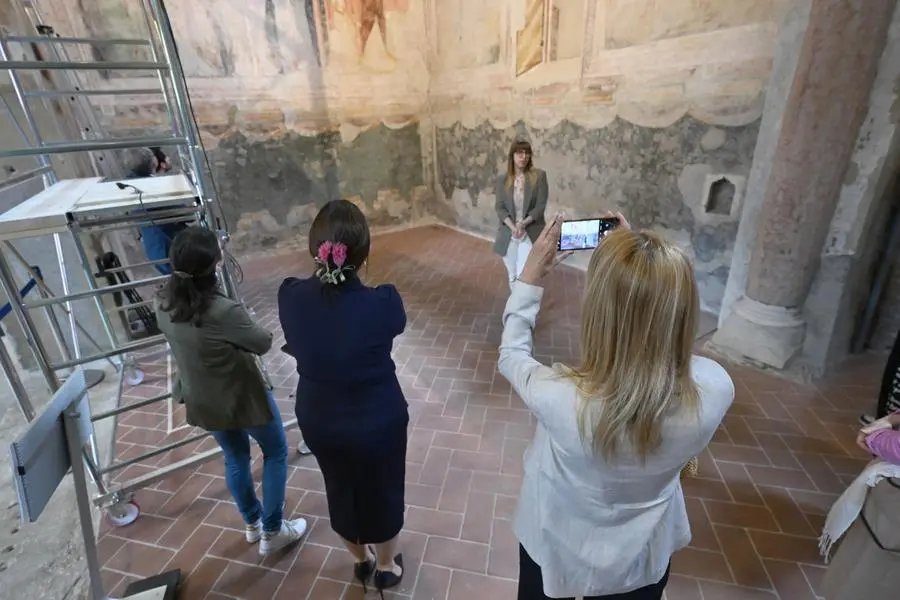 San Salvatore, il restauro della cappella di San Giovanni Battista