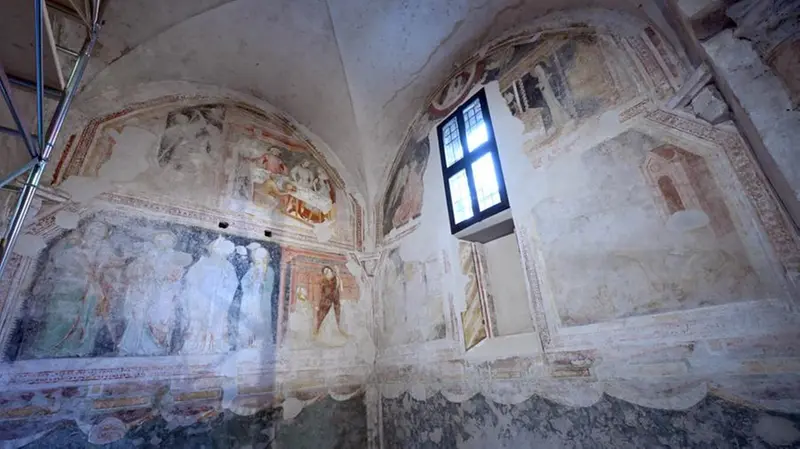 San Salvatore, il restauro della cappella di San Giovanni Battista