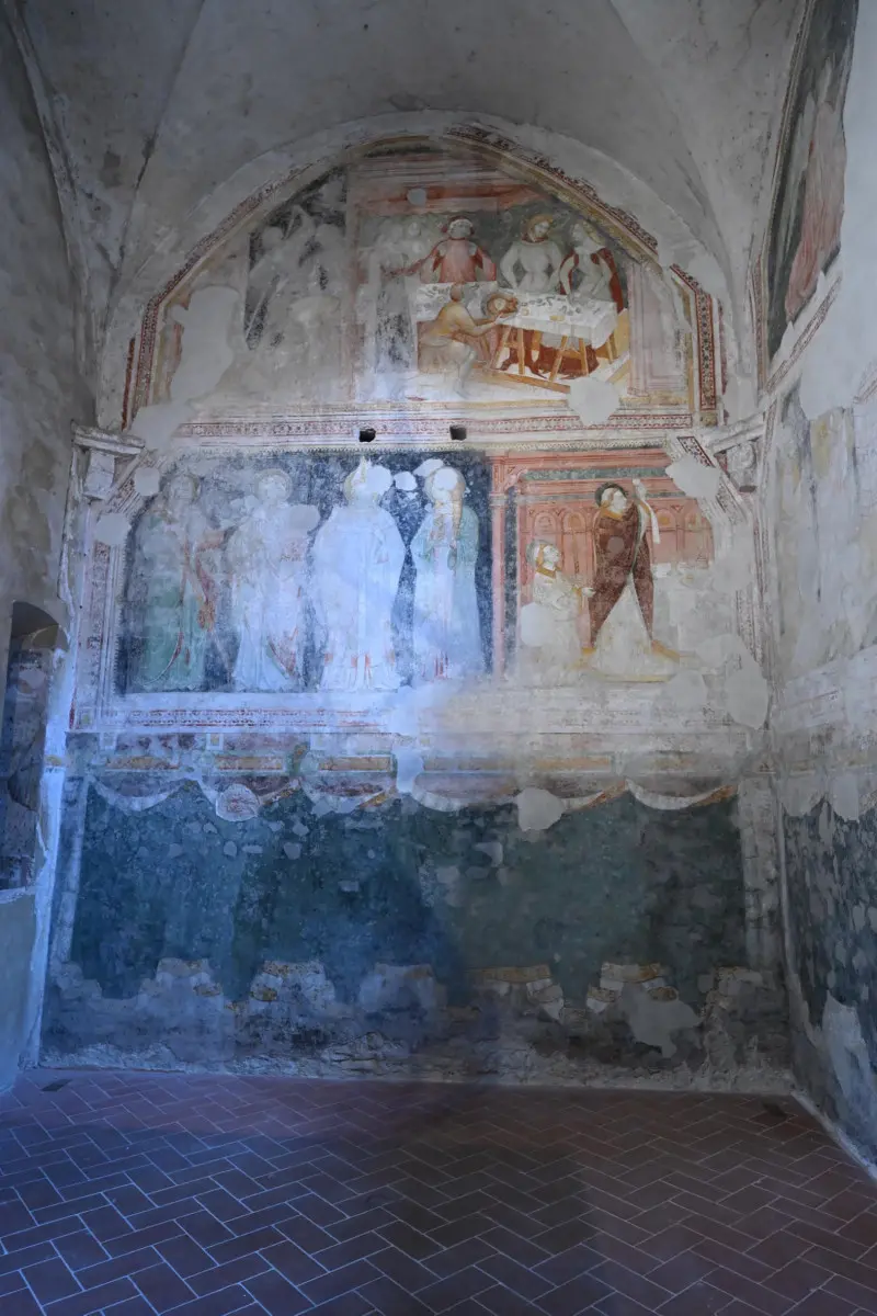 San Salvatore, il restauro della cappella di San Giovanni Battista