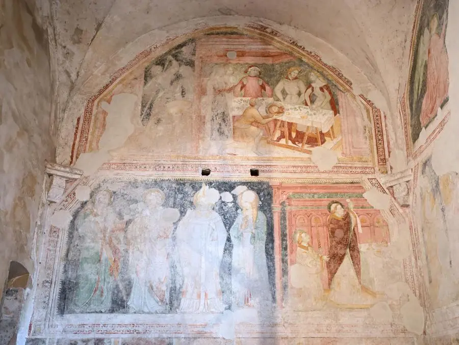 San Salvatore, il restauro della cappella di San Giovanni Battista