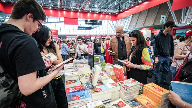 Salone internazionale del libro di Torino. Torino 19 maggio 2025 ANSA/TINO ROMANO