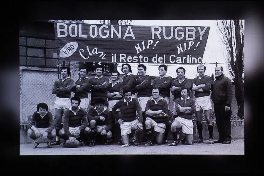 SPORT RUGBY BRESCIA AUDITORIUM SAN BARNABA 50° ANNIVERSARIO SCUDETTO RUGBY BRESCIA NELLA FOTO FILMATO 19–05-2025 PIERPAOLO PAPETTI AGENZIA NEWREPORTER