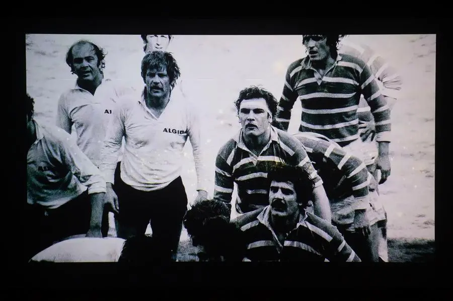 SPORT RUGBY BRESCIA AUDITORIUM SAN BARNABA 50° ANNIVERSARIO SCUDETTO RUGBY BRESCIA NELLA FOTO FILMATO 19–05-2025 PIERPAOLO PAPETTI AGENZIA NEWREPORTER
