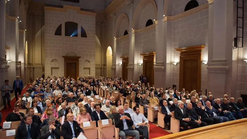 SPORT RUGBY BRESCIA AUDITORIUM SAN BARNABA 50° ANNIVERSARIO SCUDETTO RUGBY BRESCIA NELLA FOTO SALA 19–05-2025 PIERPAOLO PAPETTI AGENZIA NEWREPORTER