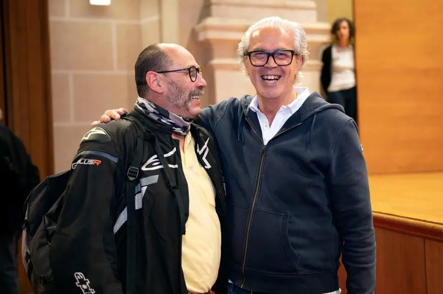 SPORT RUGBY BRESCIA AUDITORIUM SAN BARNABA 50° ANNIVERSARIO SCUDETTO RUGBY BRESCIA NELLA FOTO PAOLO BERGAMASCHI 19–05-2025 PIERPAOLO PAPETTI AGENZIA NEWREPORTER