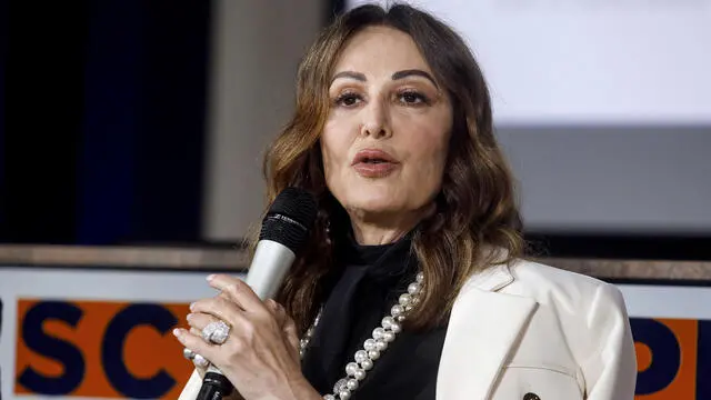 Daniela Santanchè, ministro del turismo, partecipa all’evento “Direzione Nord. L'Innovazione che serve” presso la sede di Assolombarda a Milano, 9 maggio 2025. ANSA/MOURAD BALTI TOUATI