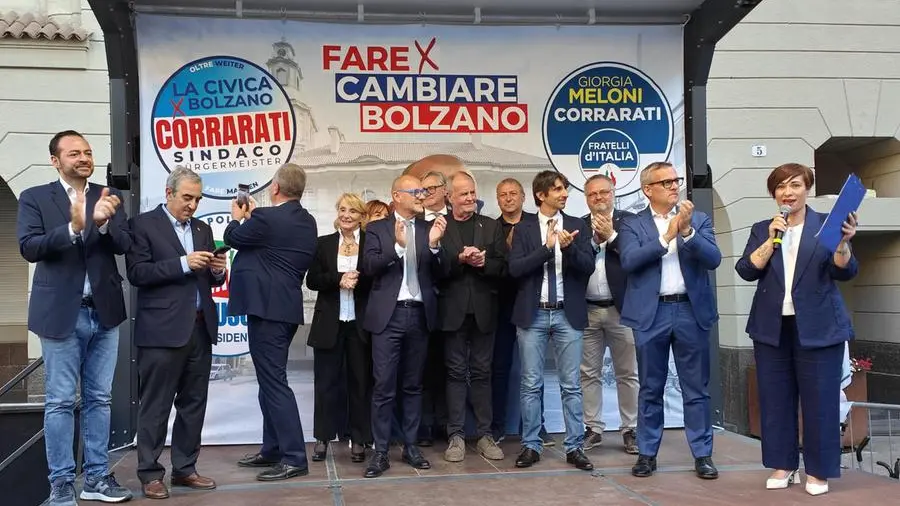 Corrarati, il nuovo sindaco di Bolzano, è sostenuto dal centrodestra - Foto Ansa © www.giornaledibrescia.it