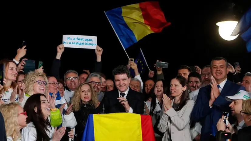 Il nuovo presidente della Romania Nicusor Dan - Foto Epa / Ansa © www.giornaledibrescia.it