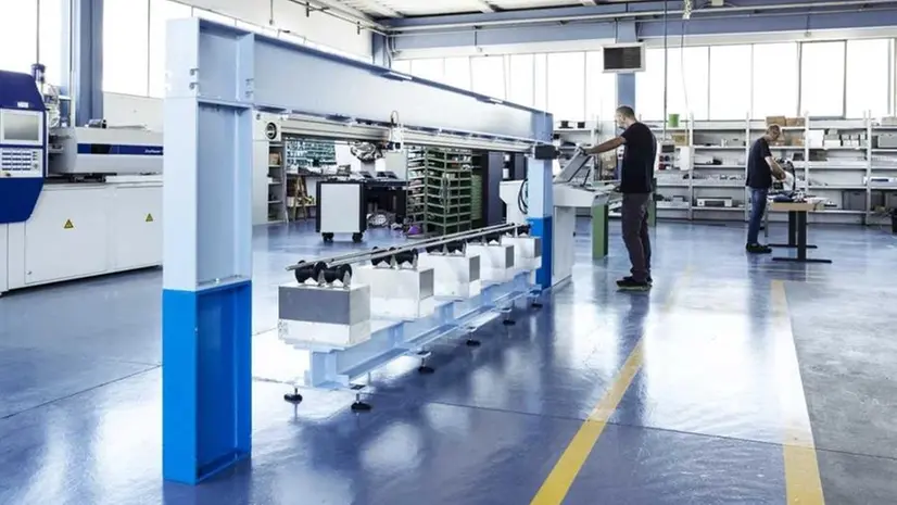 Un impianto realizzato dalla Q-Tech nello stabilimento di Flero