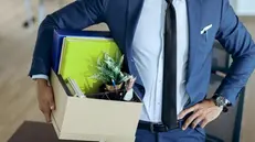 Un uomo licenziato