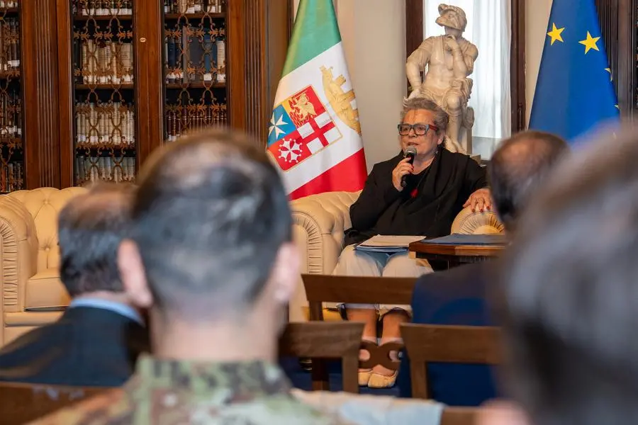 La presentazione dell'evento svolta all'interno della Biblioteca della Marina Militare a Roma