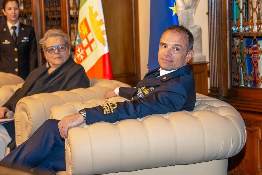 La presentazione dell'evento svolta all'interno della Biblioteca della Marina Militare a Roma