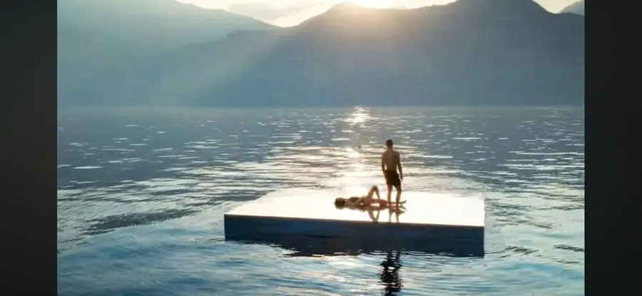 Alcuni frame del nuovo spot Chanel sul Garda