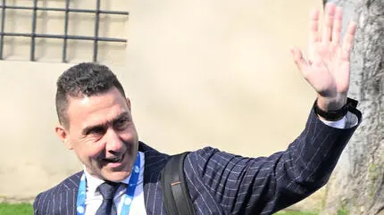 L’ex generale Roberto Vannucci durante il Congresso Federale della Lega “ Il coraggio della Liberta’” alla Fortezza da Basso di Firenze 5 e 6 Aprile Firenze 05 Aprile 2025 ANSA/CLAUDIO GIOVANNINI