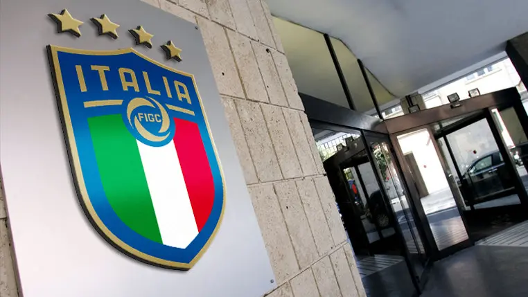 L'ingresso della sede della Figc