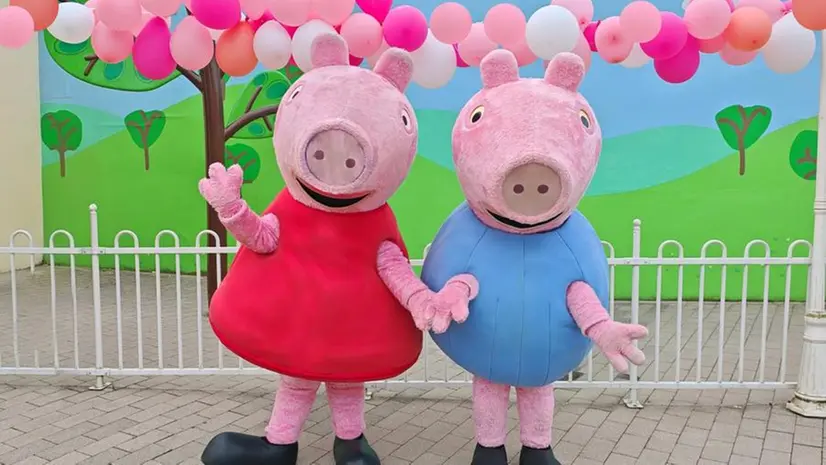 Peppa Pig e George a Gardaland
