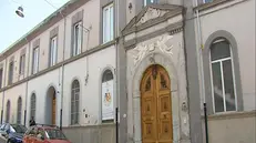 Una veduta esterna della sede della diocesi di Oppido-Palmi, Oppido Mamertina (Reggio Calabria), 10 luglio 2014. ANSA/ FRANCO CUFARI