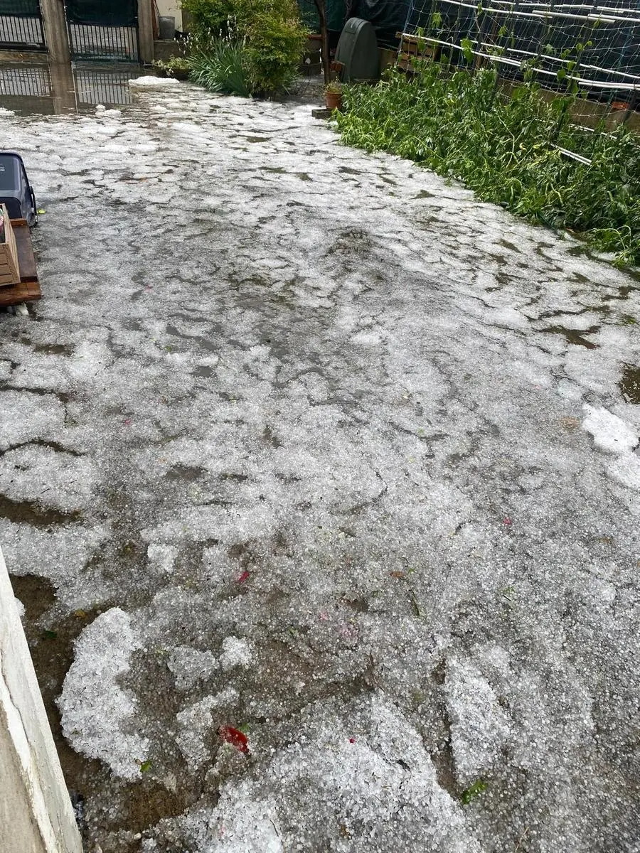 Maltempo nel Bresciano, le immagini da Roccafranca