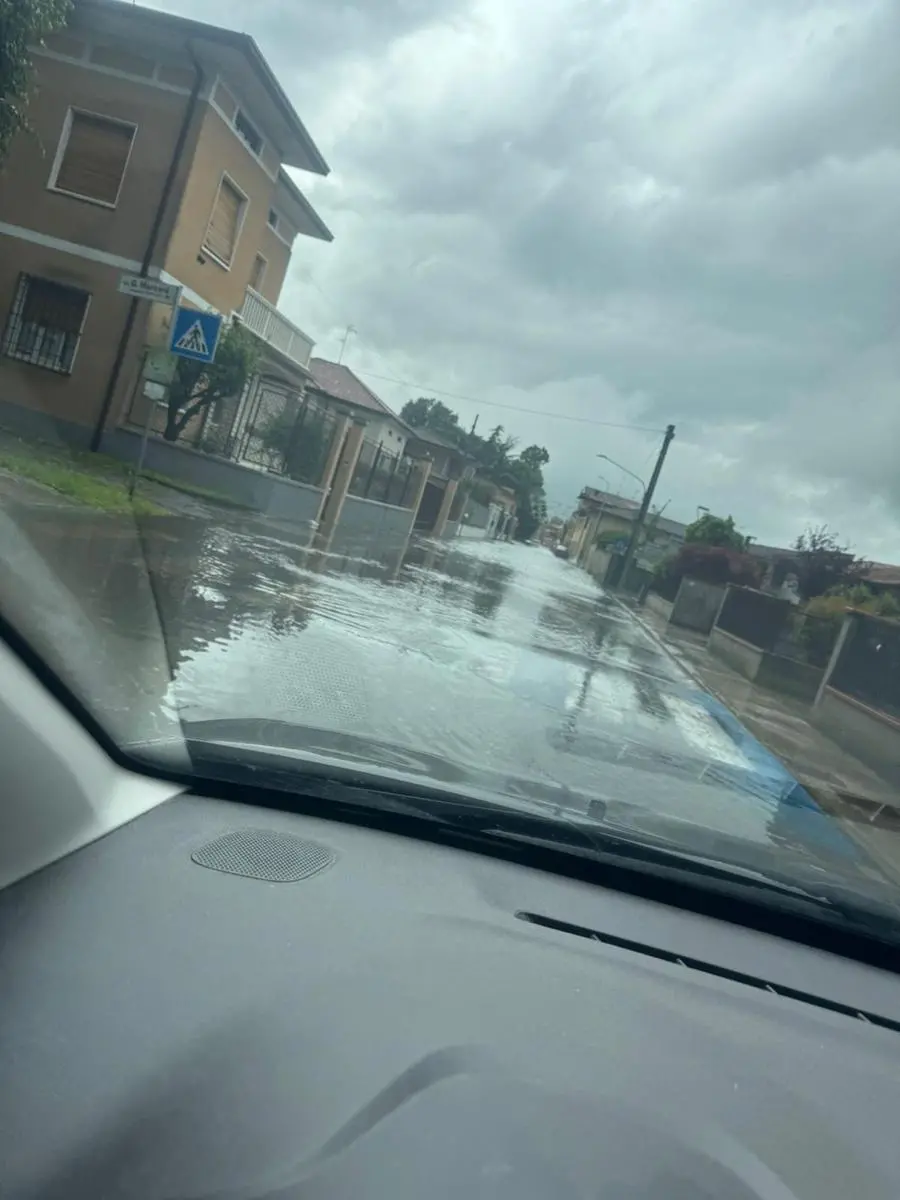 Maltempo nel Bresciano, le immagini da Roccafranca