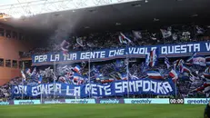 I tifosi della Sampdoria - Foto New Reporter Comincini © www.giornaledibrescia.it