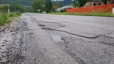 I danni sulle strade bresciane - © www.giornaledibrescia.it