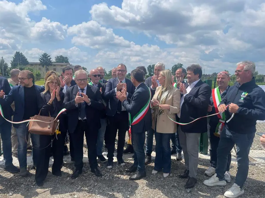 La nuova vasca di laminazione a Travagliato