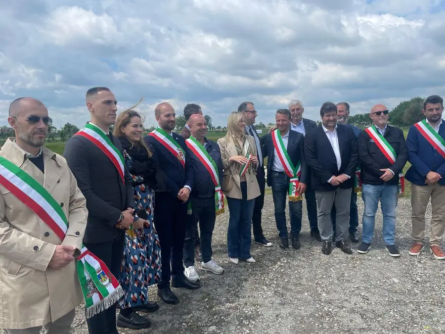 La nuova vasca di laminazione a Travagliato
