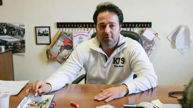 Il colonnello dei carabinieri Fabio Cagnazzo in una foto d'archivio. Cagnazzo è stato arrestato per l'omicidio del sindaco di Pollica, Angelo Vassallo, ucciso il 5 settembre 2010. ANSA (npk)
