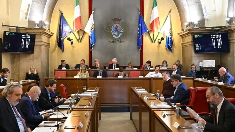 La seduta del Consiglio comunale - Foto Christian Pennocchio
