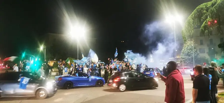 Scudetto al Napoli, festeggiamenti anche a Brescia