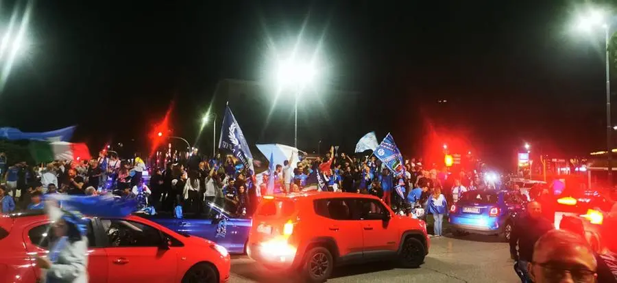 Scudetto al Napoli, festeggiamenti anche a Brescia