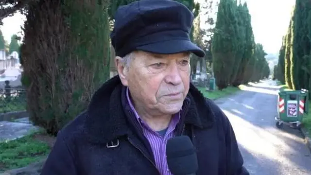 Claudio Sterpin, l'amico di Liliana Resinovich. Oggi ha assistito a Trieste alla riesumazione del corpo della donna