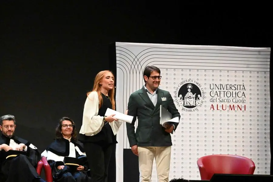 La festa di laurea alla Cattolica di Brescia
