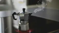 Una moka da una tazzina