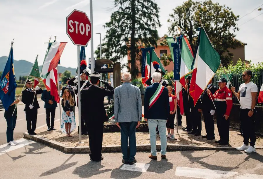 La commemorazione di Luigi De Bernardo a Clusane