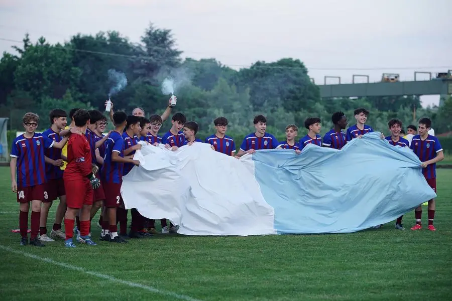 COPPA BRESCIA CALCIO FINALE CHALLENGE U15 PASSIRANO - TORBOLE CASAGLIA NELLA FOTO ESULTANZA PASSIRANO 24-05-2025 perteghella@newreporter