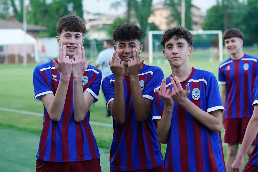 COPPA BRESCIA CALCIO FINALE CHALLENGE U15 PASSIRANO - TORBOLE CASAGLIA NELLA FOTO ESULTANZA PASSIRANO 24-05-2025 perteghella@newreporter